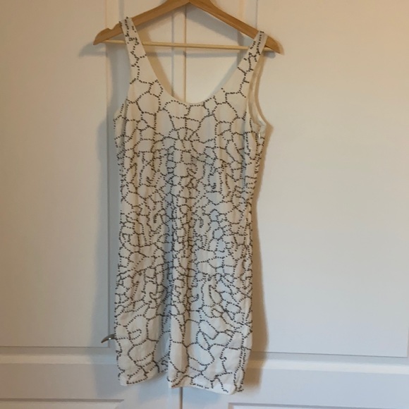 A|X Armani Exchange Beaded Shift White Dress - US 2 - Picture 1 of 7